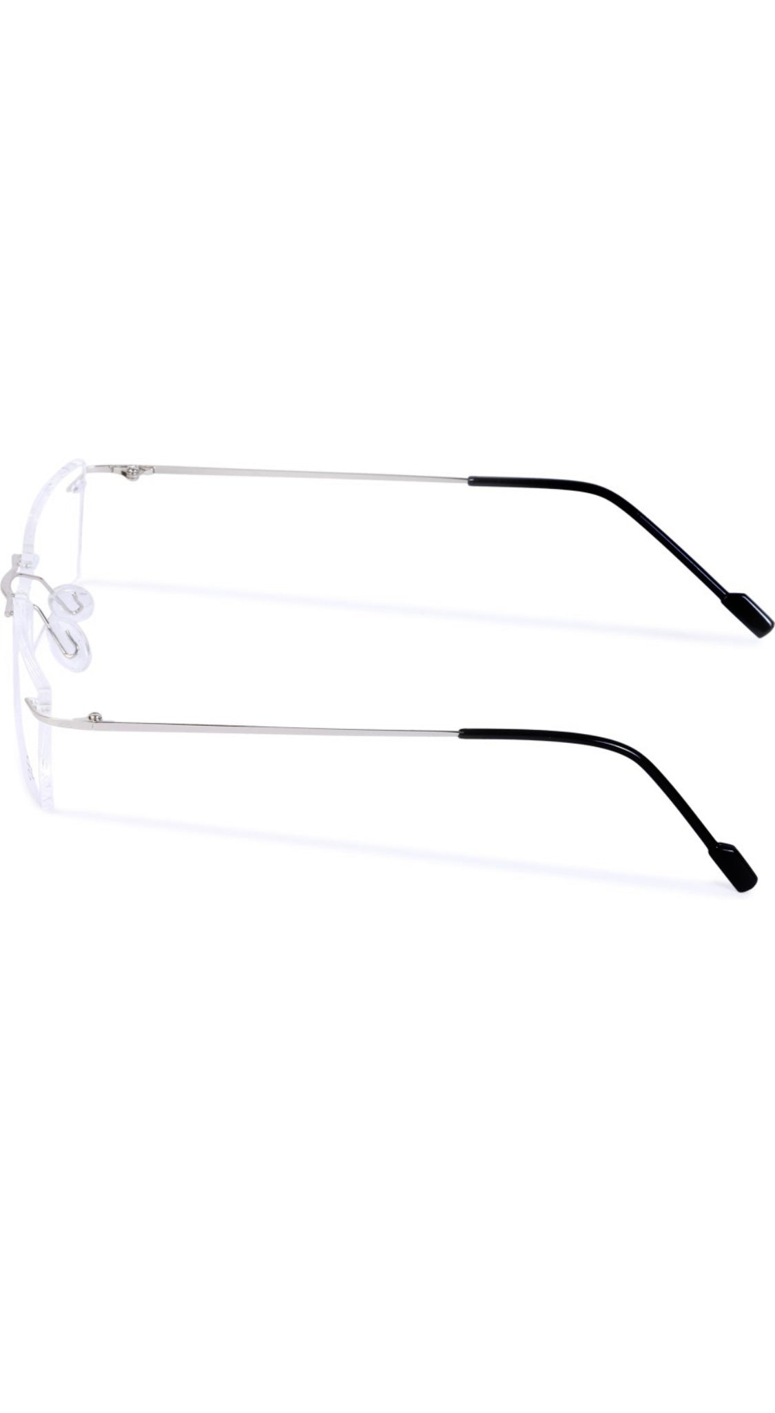 Jodykoes Rectangle Signature Rimless Frame
