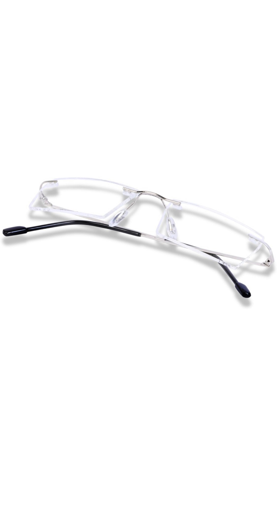 Jodykoes Rectangle Signature Rimless Frame
