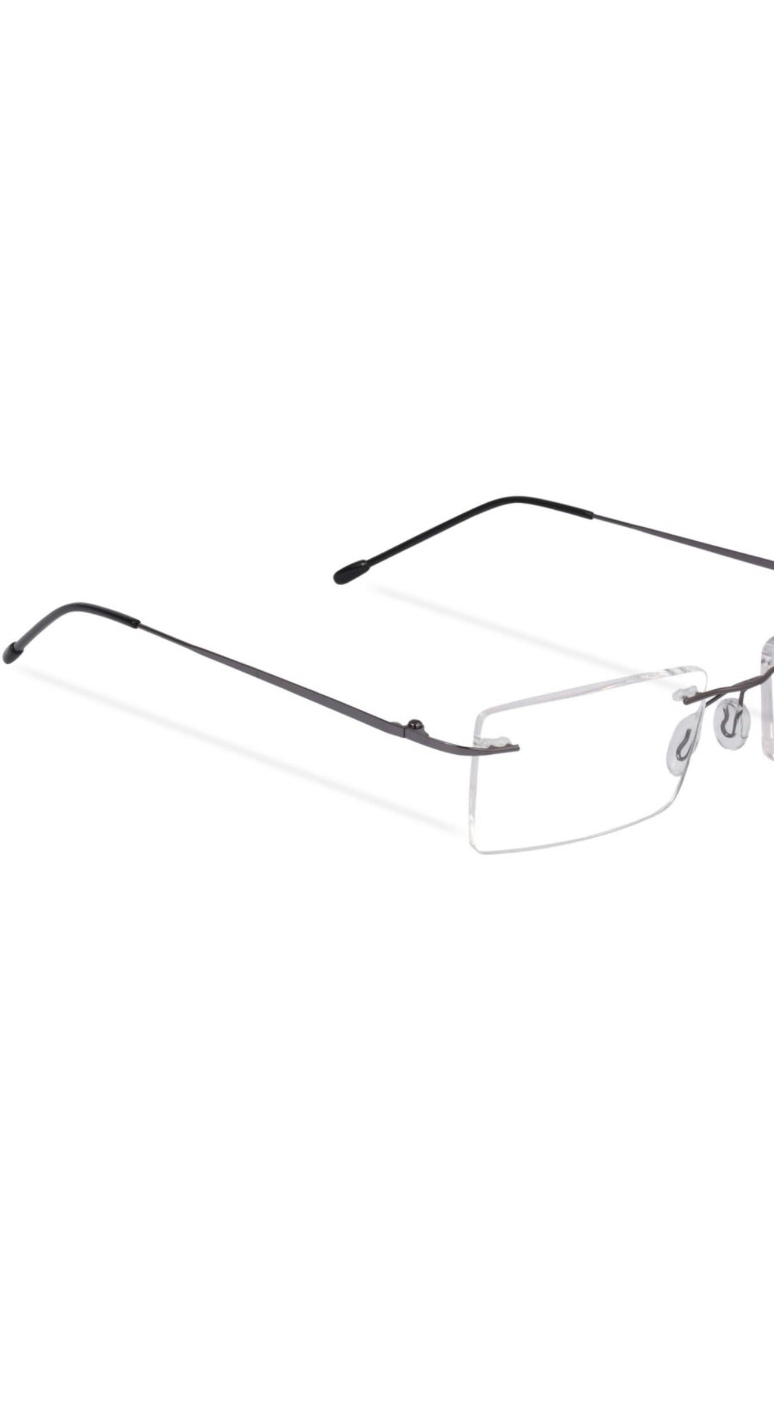 Jodykoes Rectangle Signature Rimless Frame