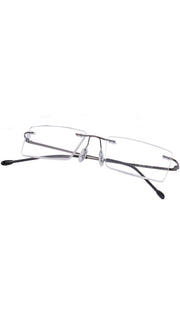 Jodykoes Rectangle Signature Rimless Frame