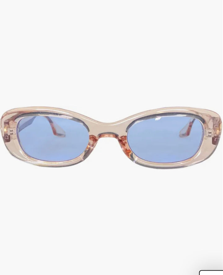 Jodykoes® Series Obsession : Retro Style Vintage-Inspired Cat Eye Sunglasses Eyewear For Women (Light Blue)