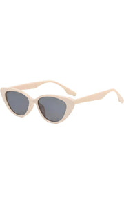 Jodykoes® Series Obsession : Trendy UV Protection, Fashionable Women's Cat Eye Sunglasses Shades (Beige)