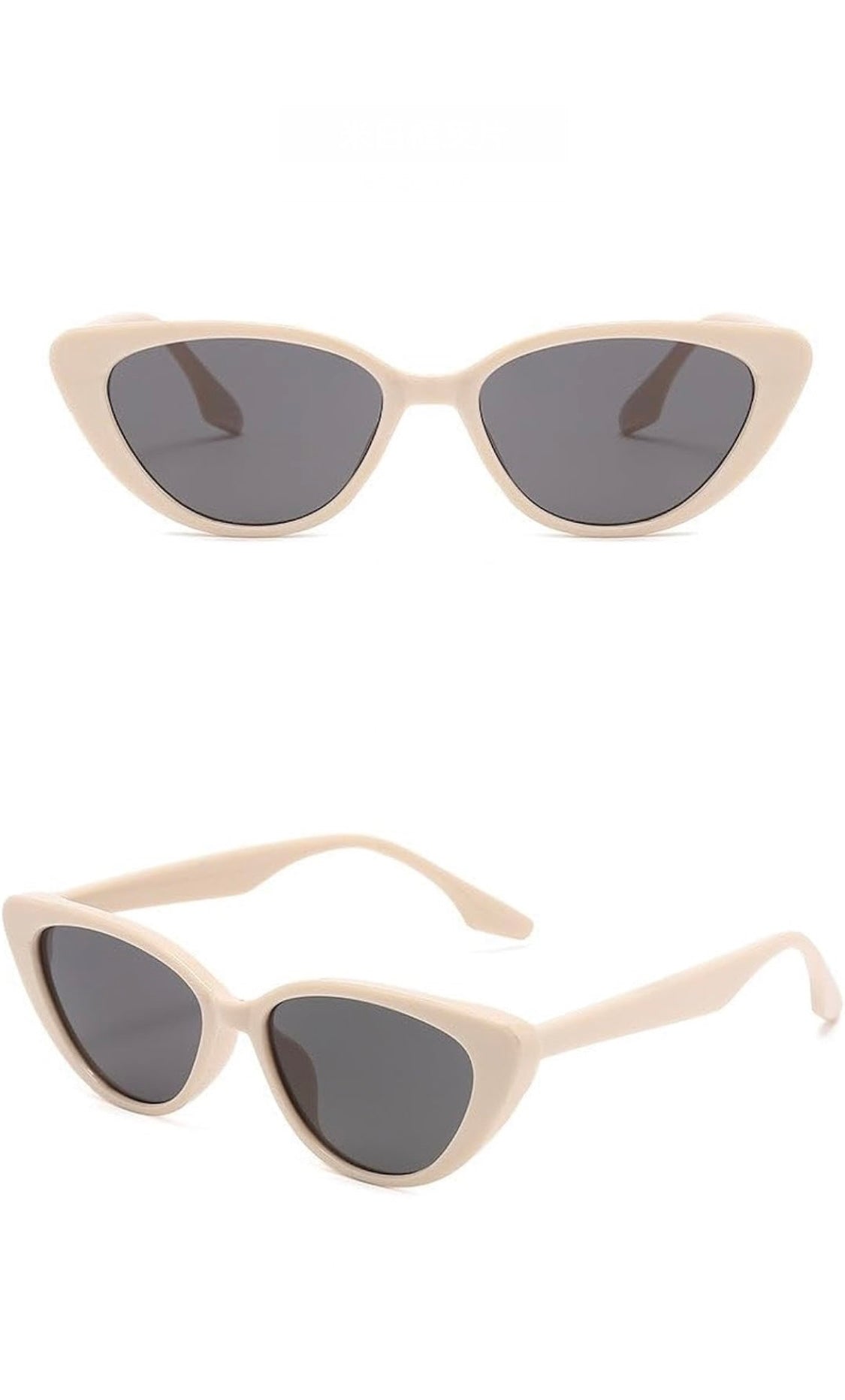 Jodykoes® Series Obsession : Trendy UV Protection, Fashionable Women's Cat Eye Sunglasses Shades (Beige)