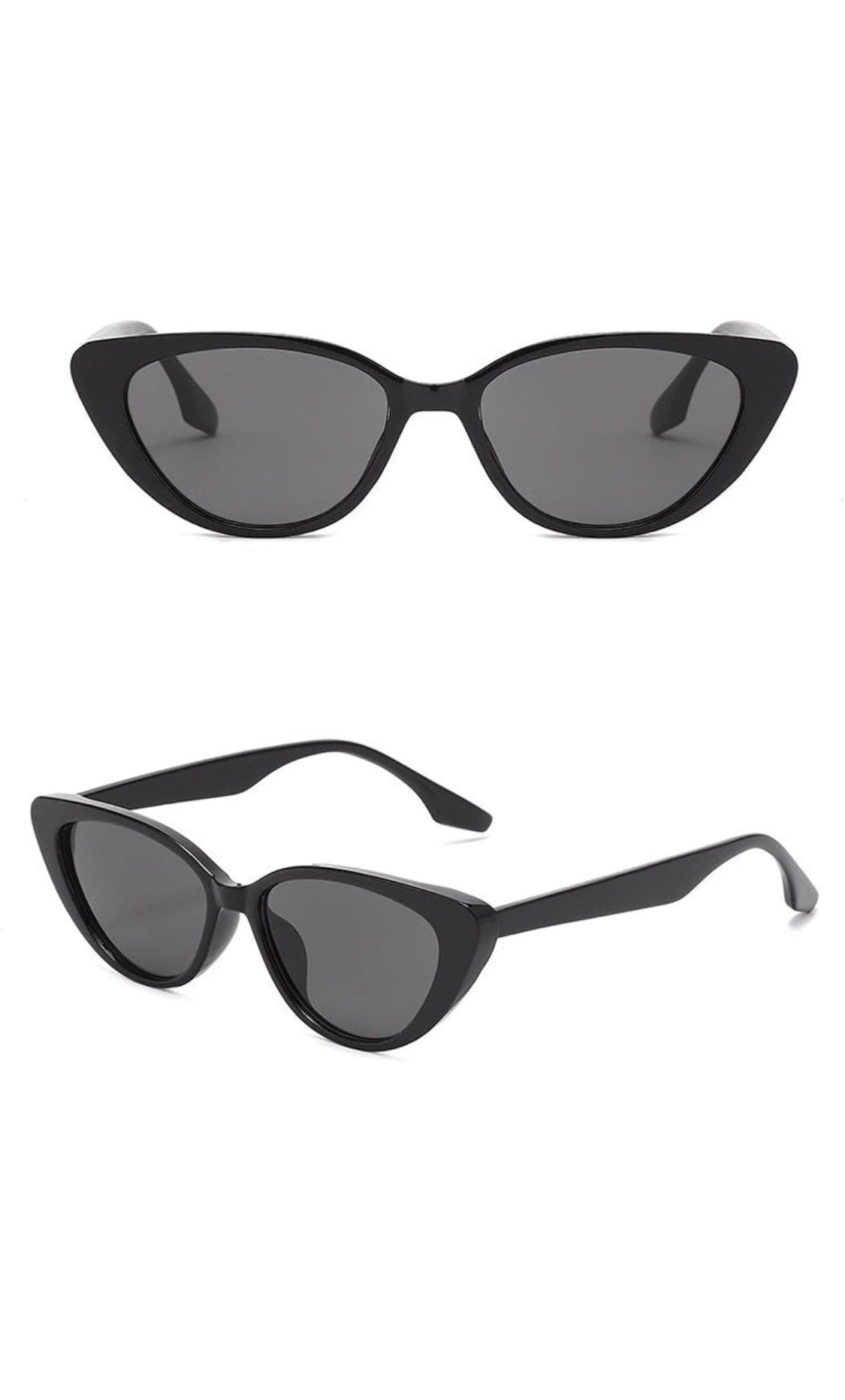 Jodykoes® Series Obsession : Trendy UV Protection, Fashionable Women's Cat Eye Sunglasses Shades (Black)