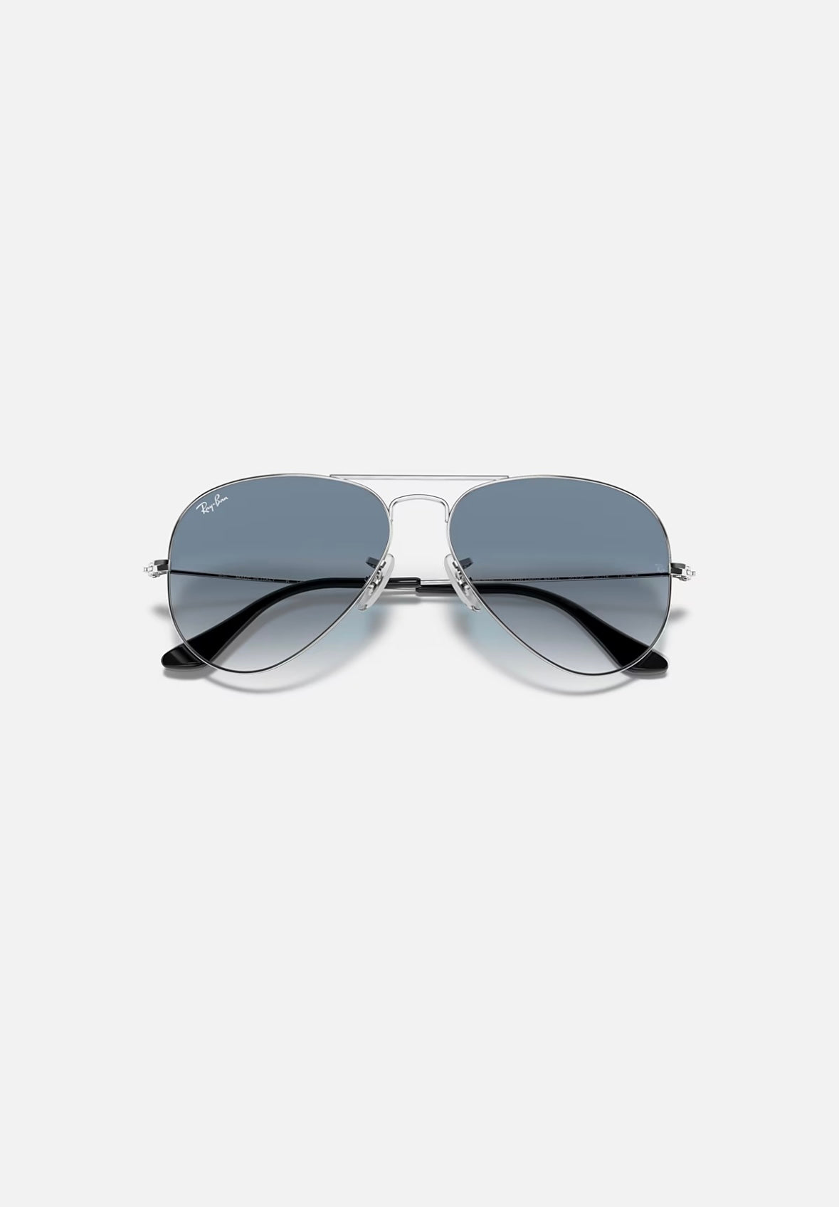 Ray-Ban Originals Classic Aviator Gradient Blue Sunglass RB3025 UV Protection Eyewear Shades ( Silver and Blue )