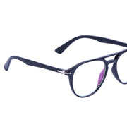 Jodykoes Premium Aviator Style Frame Eyeglasses (Black)