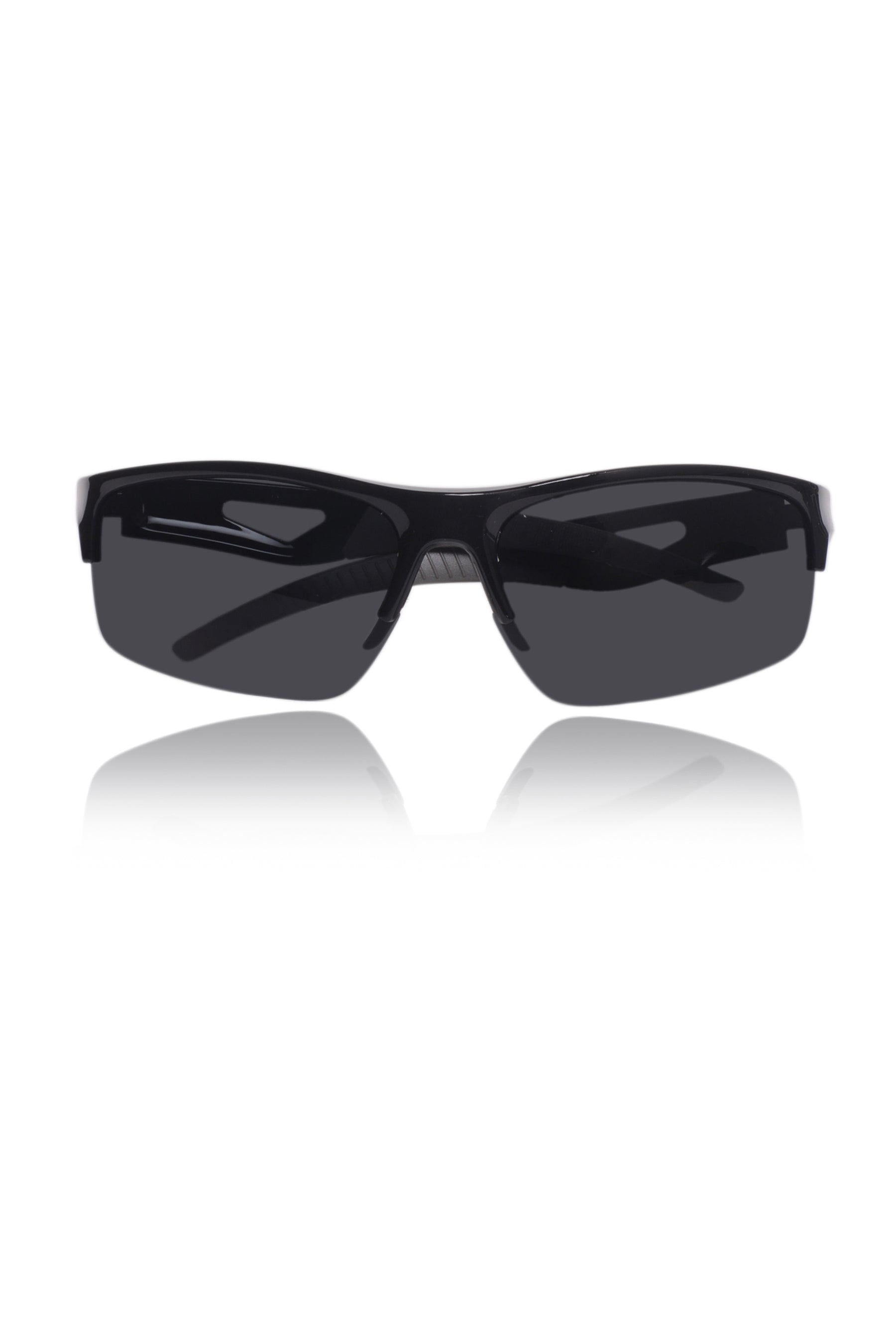 Jodykoes Sports Series Wrap Around Sunglasses for Men & Women | Lightweight Non-Polarized Eyewear | UV400 Protection | Performance Outdoor Shades (Black)