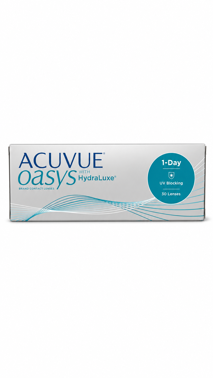 ACUVUE OASYS 1-Day with HydraLuxe Daily Contact Lenses – 30 Pack