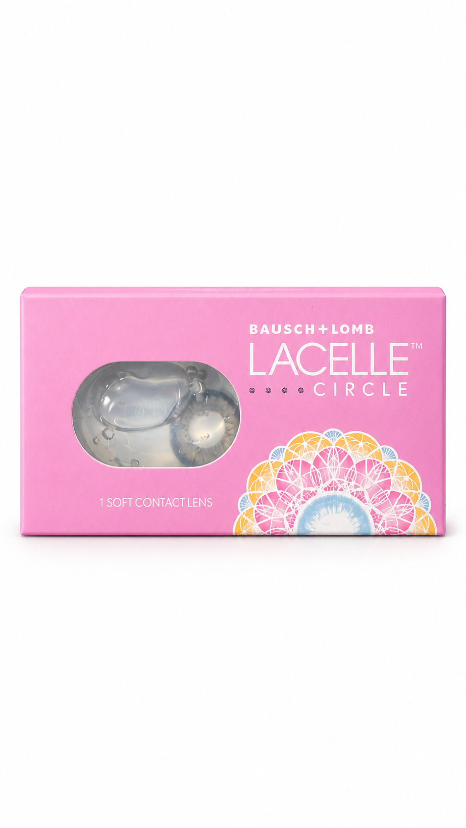 Bausch + Lomb Lacelle Circle Colour Monthly Contact Lens – Blue Single Lens Pack