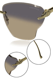 Jodykoes Legacy Rimless Sunglasses | UV400 Protection | Lightweight Stylish Eyewear