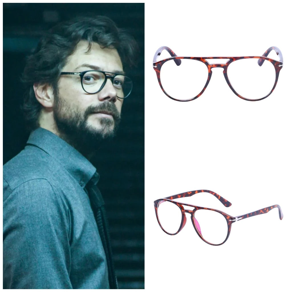 Jodykoes Premium Aviator Style Frame Eyeglasses (Leopard Print) - Jodykoes ®
