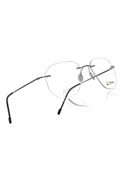 Jodykoes Hexagon Premium Rimless Frame (Silver)