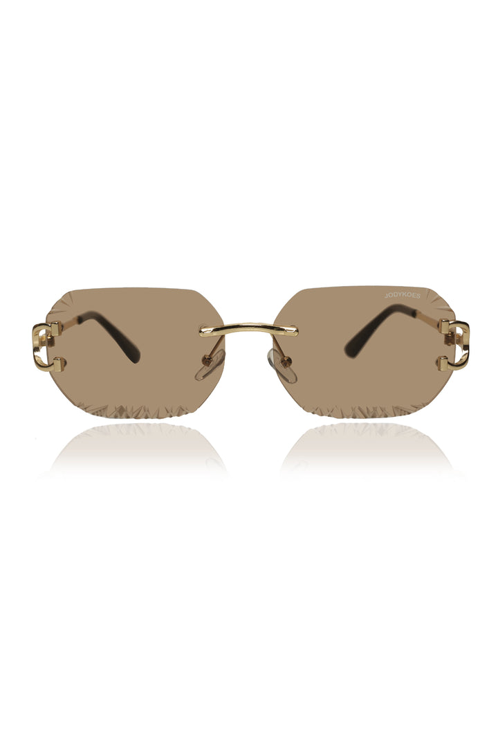 Jodykoes Legacy Rimless Sunglasses | UV400 Protection | Lightweight Stylish Eyewear