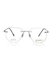 Jodykoes Hexagon Premium Rimless Frame (Silver)
