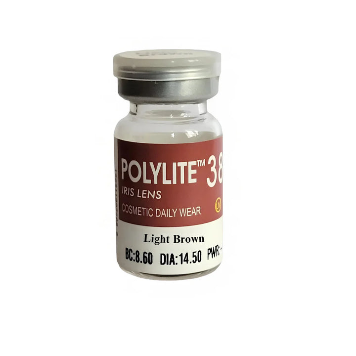 Polylite 38 Prosthetic Brown D Type Contact Lens