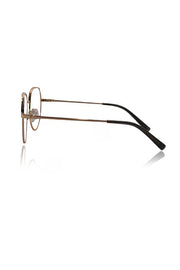Jodykoes Luxury Pure Titanium Metal Spectacle Eyeglasses | Cat Eye Metal Eyewear Frame ( Green and Gold )