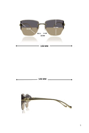 Jodykoes Legacy Rimless Sunglasses | UV400 Protection | Lightweight Stylish Eyewear