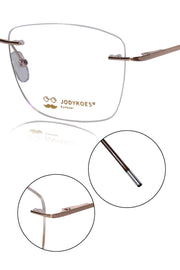 Jodykoes Square Signature Rimless Frame (Gold)