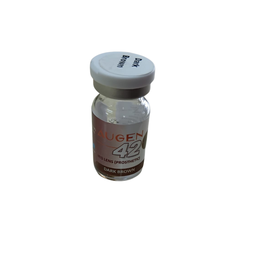 Silklens Prosthetic D-Type Center Pupil Black Contact Lens  (1 Lens)
