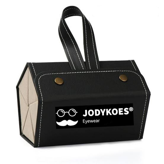 Jodykoes® 5 in 1 Multi Case Eyewear Spectacle Box (Black)