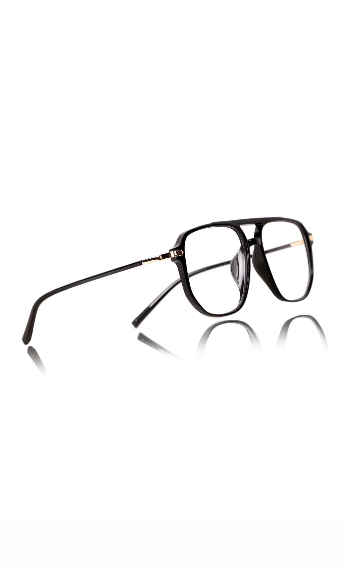 Jodykoes® Premium Oversized Eyeglass Frames: Stylish Anti-Glare and Blue Light Blocking Glasses for Enhanced Computer and Mobile Phone Protection, Unisex Design (Black)