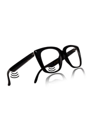 Jodykoes Cat Eye Smart Glasses with Speaker and Voice Assistant