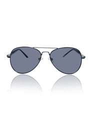 Jodykoes® Series Obsession : Premium Polarized Aviator Sunglass with Designer Arms For UV Protection, Sun Shade Glares Fashion Accessories (Black)
