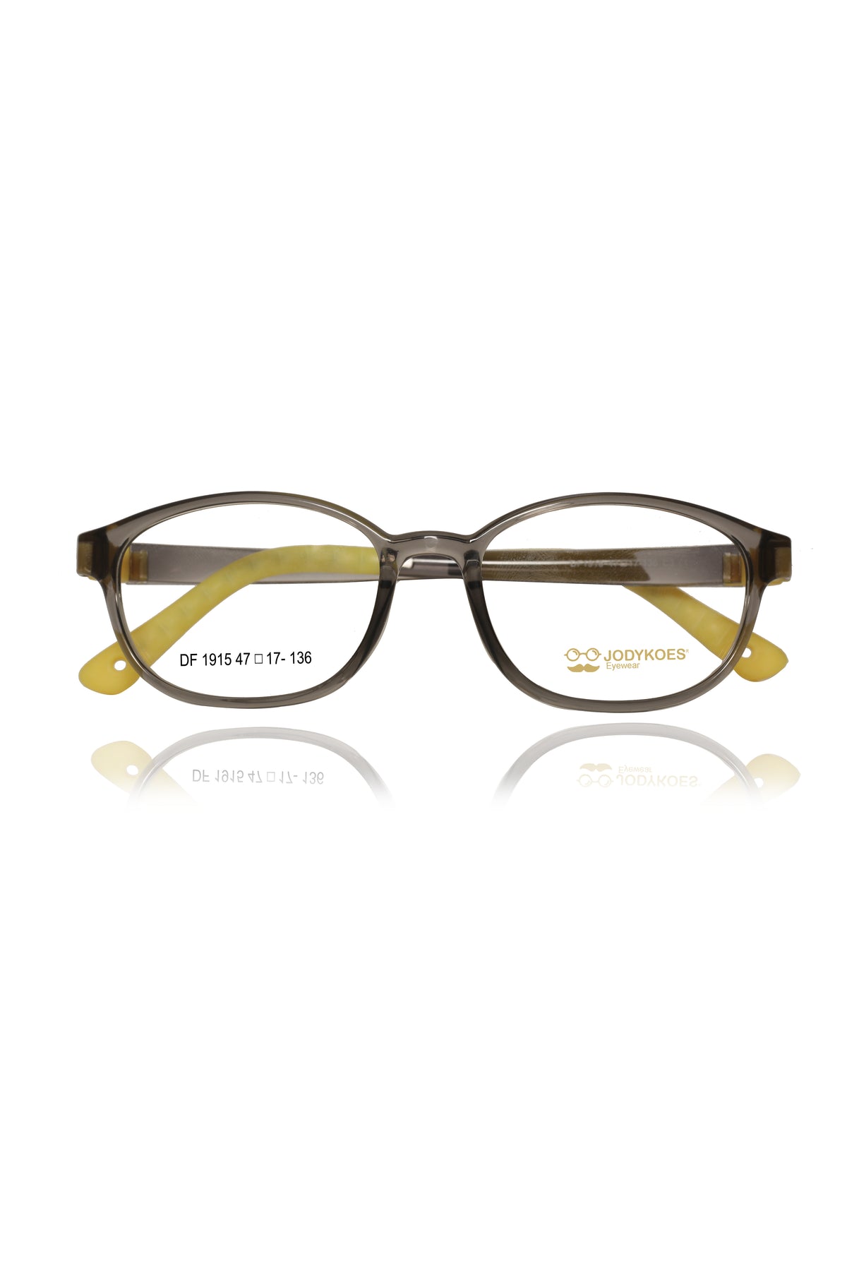 Jodykoes Kids TR90 Eyeglass Frames | Lightweight Flexible Kids Spectacle Frames (Grey)