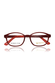 Jodykoes Kids TR90 Eyeglass Frames | Lightweight Flexible Kids Spectacle Frames (Red)