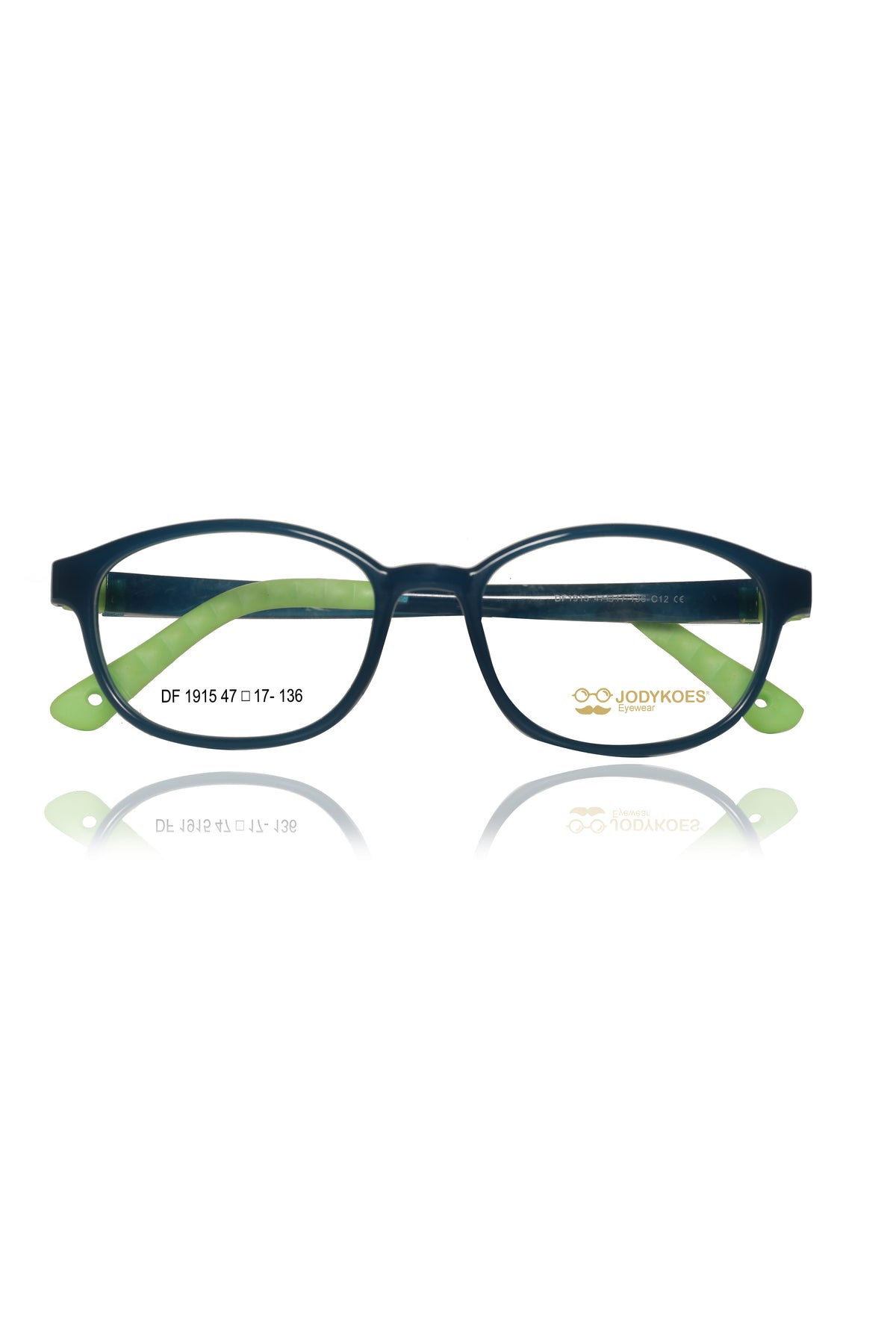 Jodykoes Kids TR90 Eyeglass Frames | Lightweight Flexible Kids Spectacle Frames (Green)