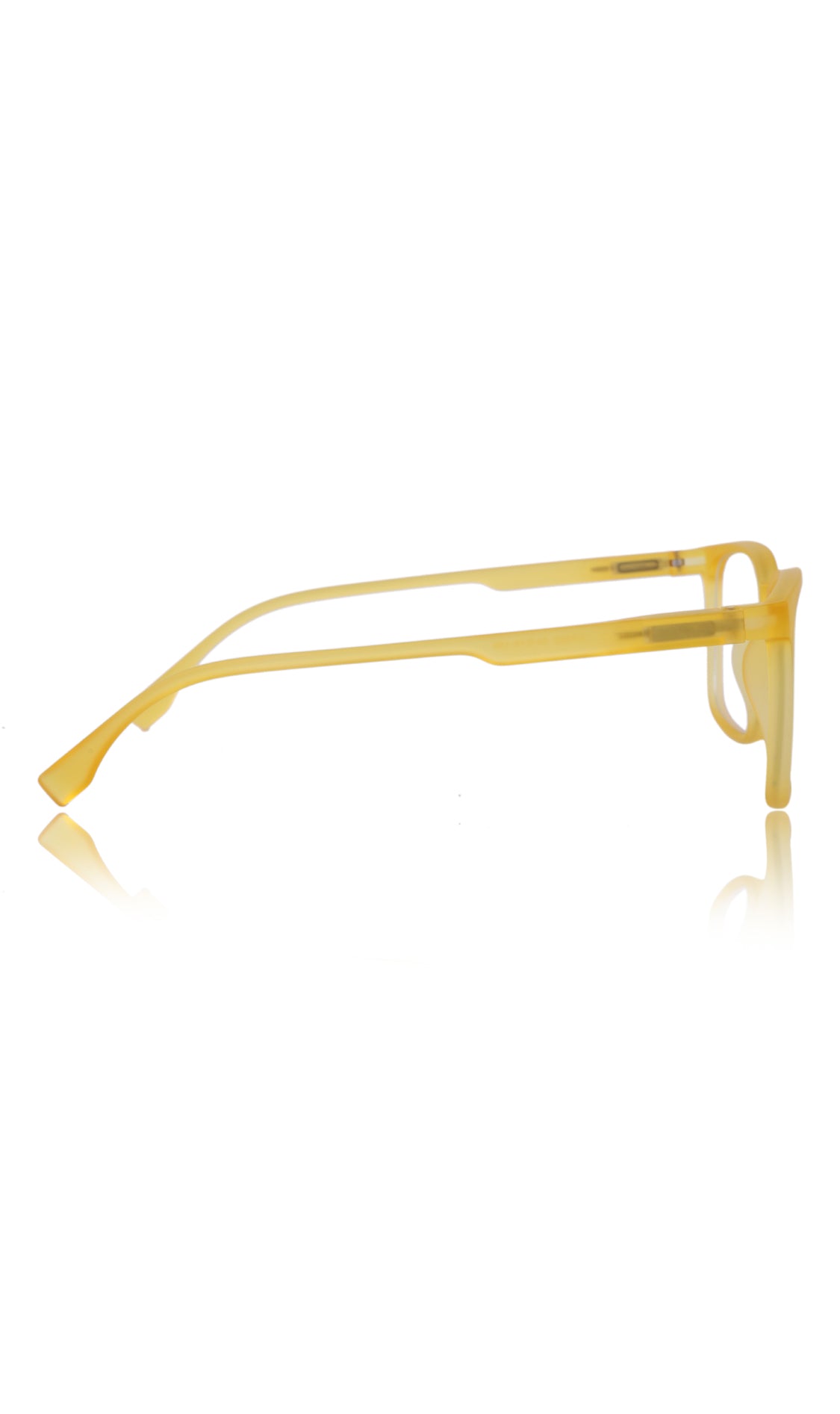 Jodykoes® Colour Series : Vibrant colours eyewear rectangle frames with anti glare and blue filter eyeglasses for men and women (Banana Yellow)