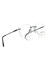 Jodykoes Square Signature Rimless Frame (Silver)