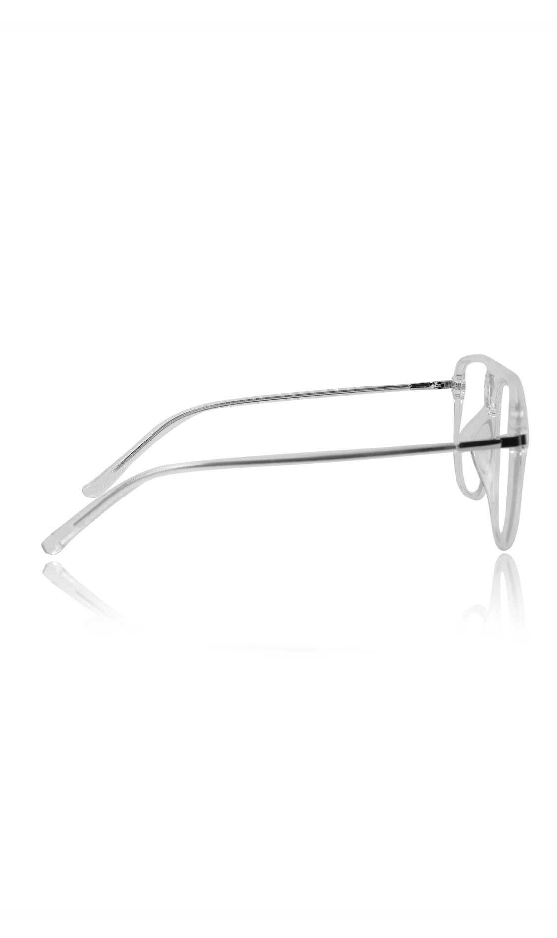Jodykoes® Premium Oversized Eyeglass Frames: Stylish Anti-Glare and Blue Light Blocking Glasses for Enhanced Computer and Mobile Phone Protection, Unisex Design (Transparent)