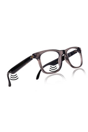Jodykoes Square Smart Glasses with Speaker and Voice Assistant