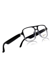 Jodykoes Square Smart Glasses with Speaker and Voice Assistant