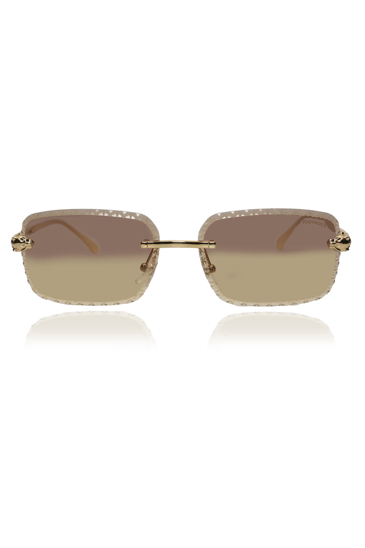 Jodykoes Legacy Rimless Sunglasses | UV400 Protection | Lightweight Stylish Eyewear
