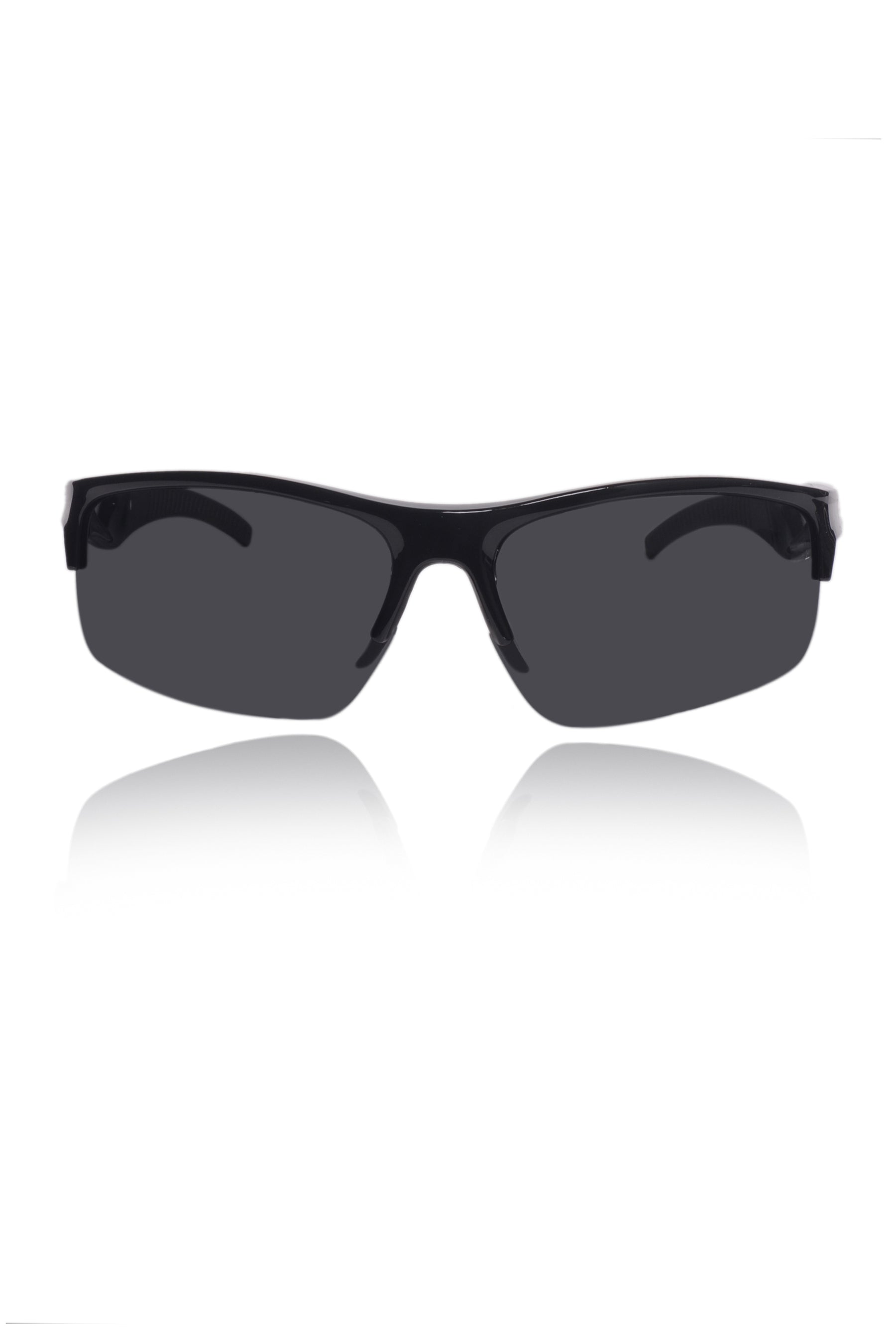 Jodykoes Sports Series Wrap Around Sunglasses for Men & Women | Lightweight Non-Polarized Eyewear | UV400 Protection | Performance Outdoor Shades (Black)