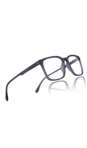 Jodykoes® Colour Series : Vibrant colours eyewear rectangle frames with anti glare and blue filter eyeglasses for men and women (Opaque Black)