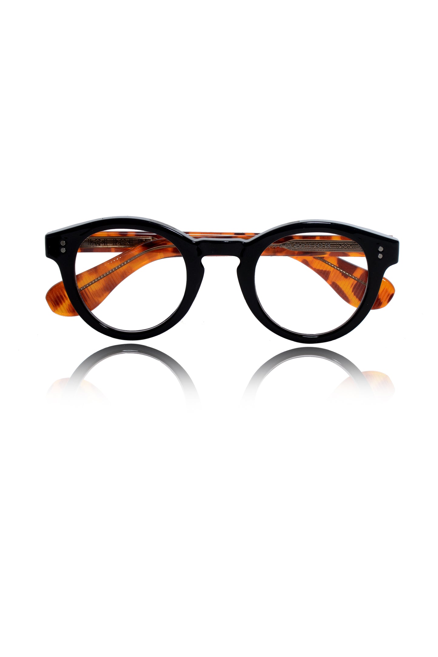 Jodykoes Founder's Edition Round Frame | Premium Pure Acetate Sheet Eyeglasses Frame (Tortoise)