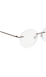 Jodykoes Round Signature Rimless Frame