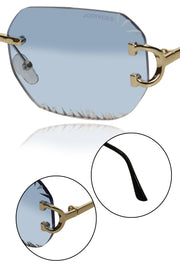 Jodykoes Legacy Rimless Sunglasses | UV400 Protection | Lightweight Stylish Eyewear