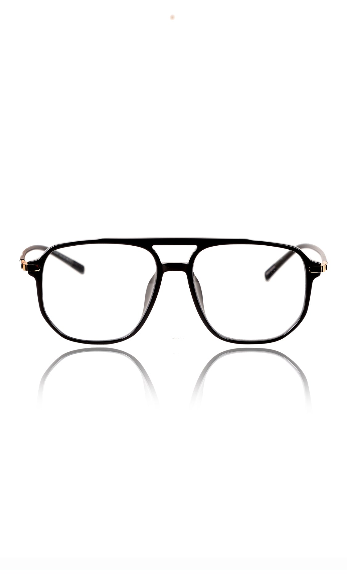 Jodykoes® Premium Oversized Eyeglass Frames: Stylish Anti-Glare and Blue Light Blocking Glasses for Enhanced Computer and Mobile Phone Protection, Unisex Design (Black)