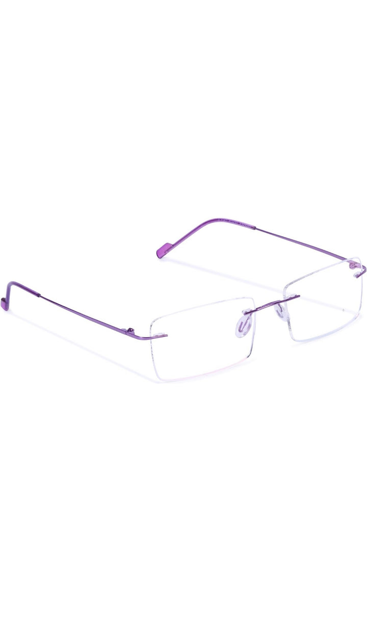 Jodykoes Rectangle Signature Rimless Frame