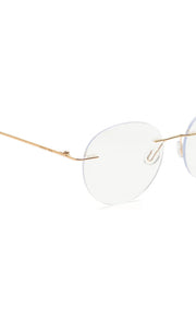 Jodykoes Round Signature Rimless Frame