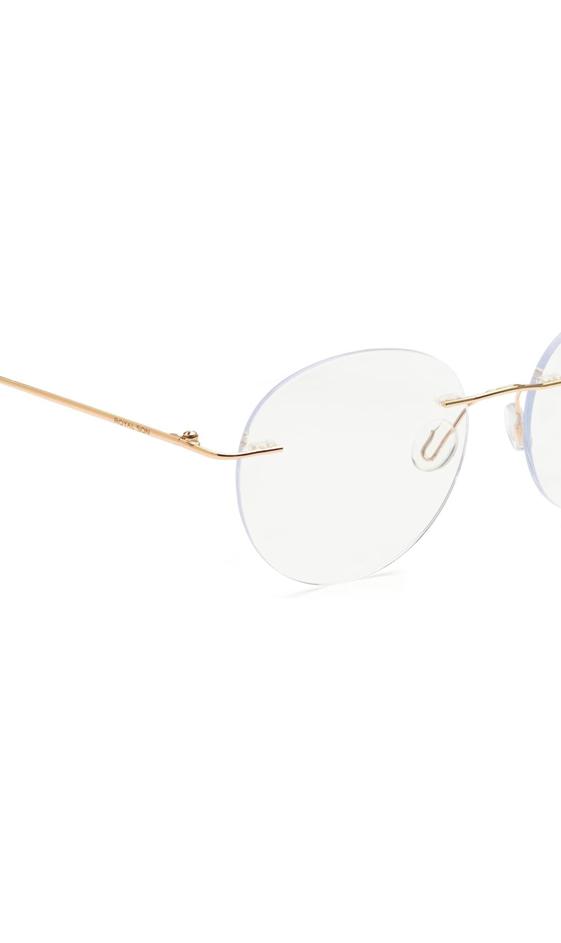 Jodykoes Round Signature Rimless Frame