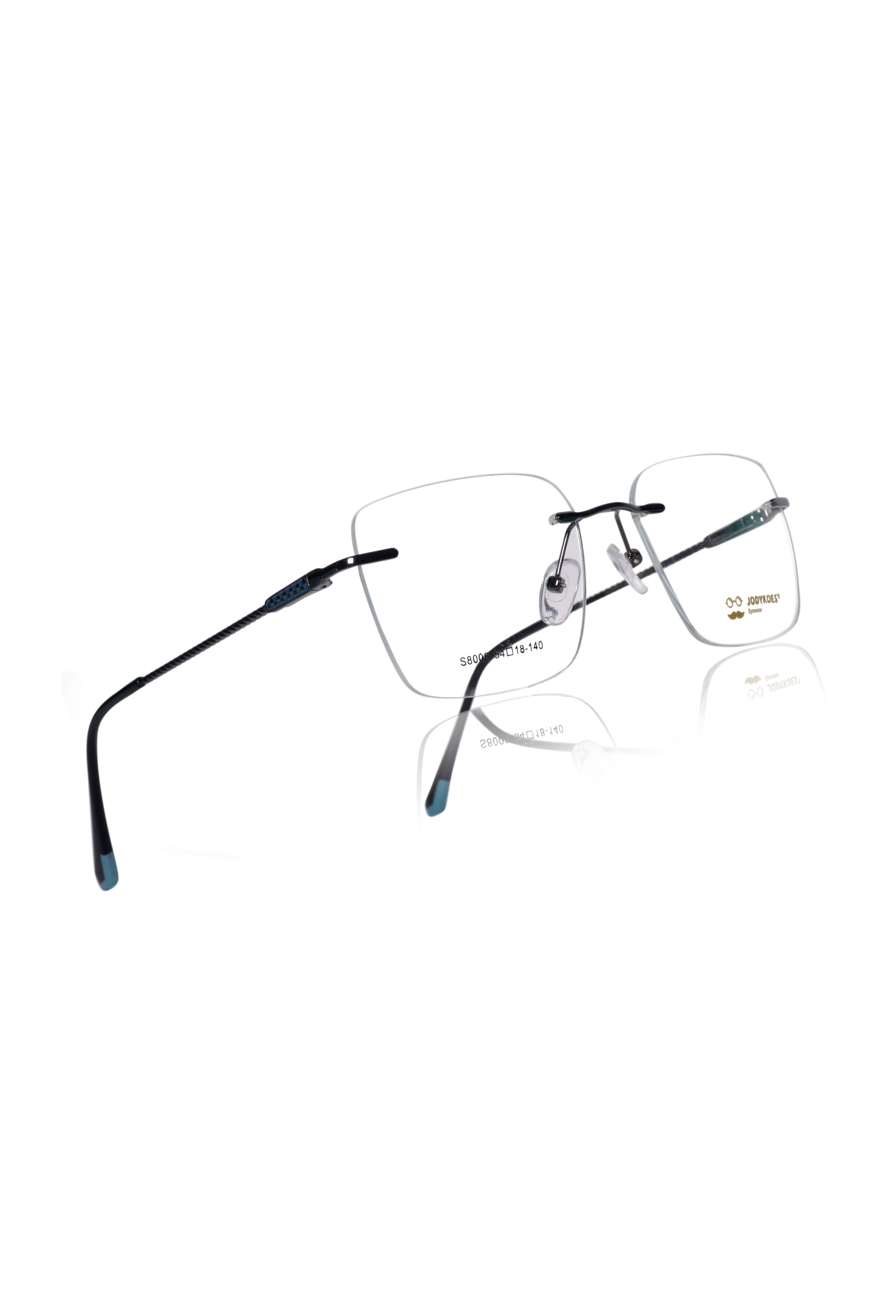 Jodykoes Square Signature Rimless Frame (Grey)