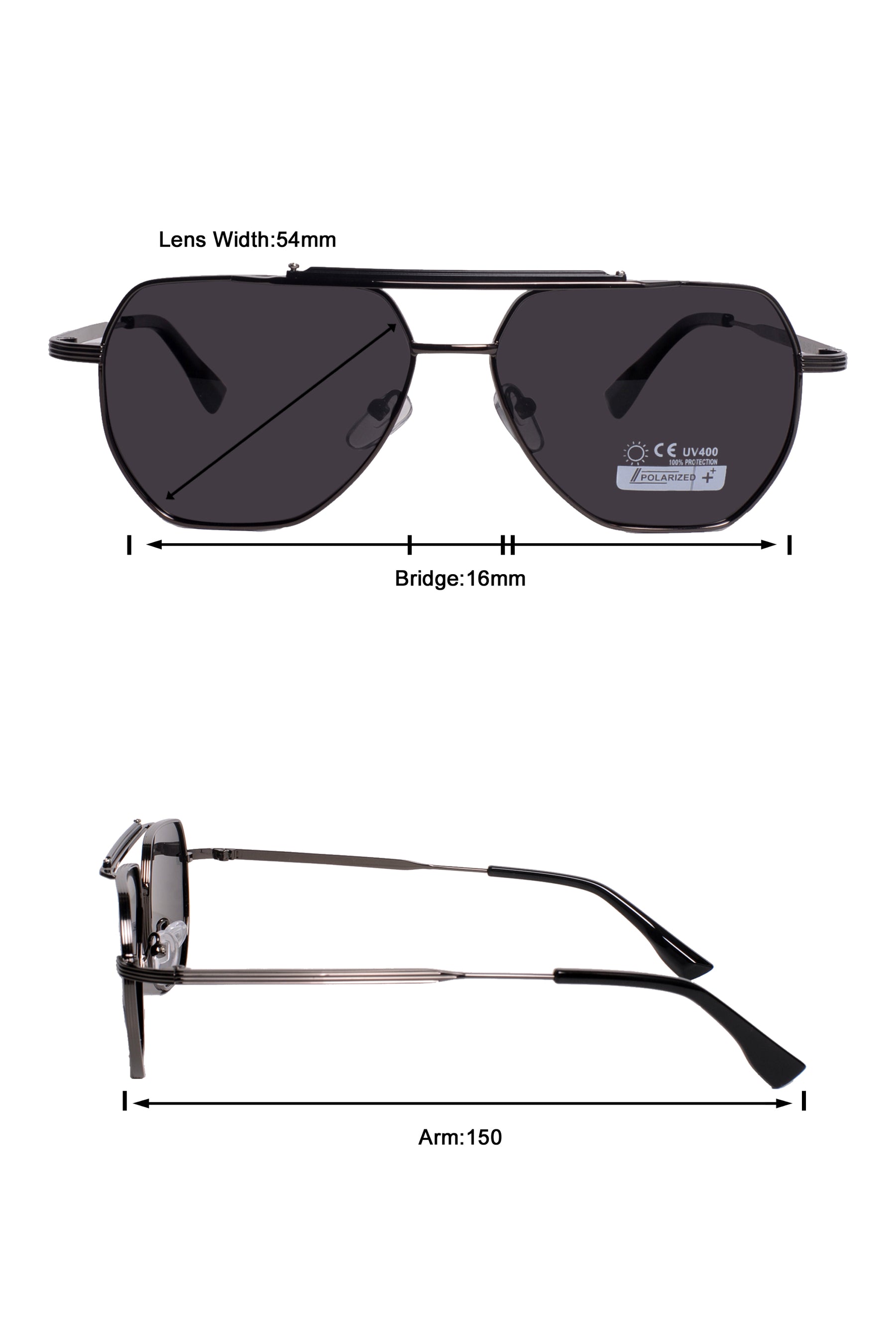 Jodykoes Legacy Square Sunglasses – UV400 Polarized