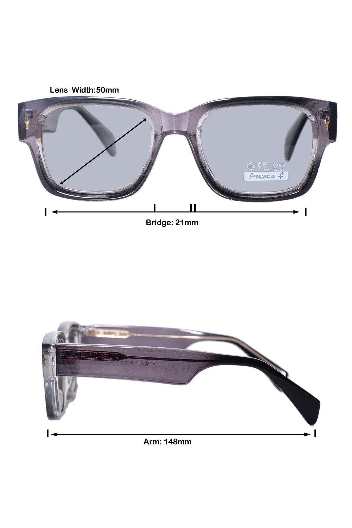 Jodykoes Legacy Square Sunglasses – UV400 Polarized