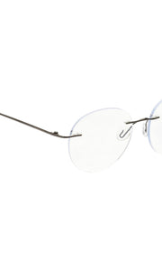 Jodykoes Round Signature Rimless Frame