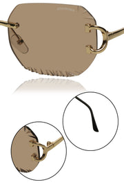 Jodykoes Legacy Rimless Sunglasses | UV400 Protection | Lightweight Stylish Eyewear